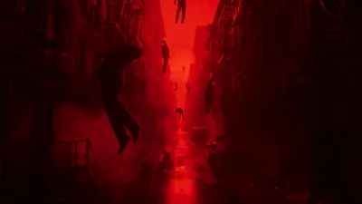 Control Resonant Red Wallpaper 4K, Black/Dark category
