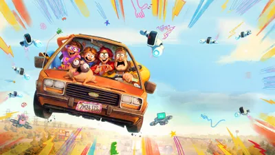 Misty Mitchells Wallpaper Abstract Wallpaper 4K 3840x2160 The, Mitchells, Rick, Linda, Katie, Aaron, And, Their, (dog), Orange, Car, White, Ultrawide, 4K