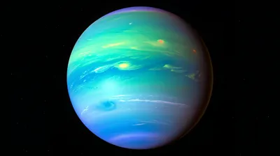 Neptune Its Vibrant Blue Hues Space Wallpaper 4K 4656x2608 4K, Ultra, Hd, Desktop, Wallpaper, Of, Neptune, Showcasing, Vibrant, Blue, Hues, Swirling, Pink, White, Yellow, Ultrawide