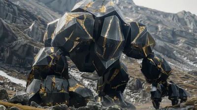 Fantasy Rock Golem Wallpaper 4K, Fantasy category