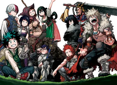 Eijiro Kirishima Tsuyu Asui Shoto Wallpaper 4K, Abstract category
