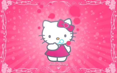 Hello Kitty Pink Abstract Wallpaper 4K 2880x1800 Hd, Desktop, Wallpaper, Featuring, Hello, Kitty, In, A, Pink, Dress, Bow, Set, White, Ultrawide, QHD