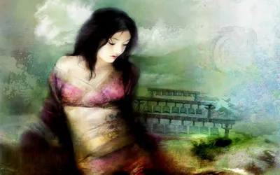 Artistic Portrayal Woman Peaceful Expression Abstract Wallpaper 4K 2560x1600 Hd, Desktop, Wallpaper:, Featuring, An, Artistic, Portrayal, Of, Woman, Peaceful, Expression, Accompanied, White, Ultrawide, QHD