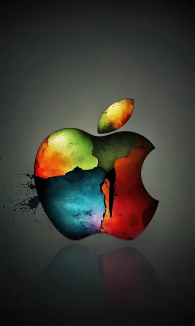 Vivid Iphone Wallpaper Wallpaper 4K, Abstract category