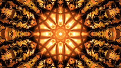 Vivid Abstract Wallpaper Abstract Wallpaper 4K 1920x1080 Hd, Pc, Desktop, Wallpaper, Abstract, Mandala, Pattern, Manipulation, Symmetrical, Golden, Starburst, Brown, Orange, Ultrawide, Full HD