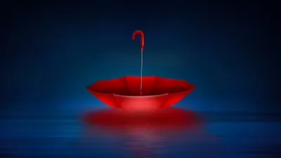 Radiant Abstract Wallpaper Minimal Wallpaper 4K 3840x2160 4K, Ultra, Hd, Pc, Desktop, Wallpaper, Abstract, Misc, Red, Umbrella, Floats, Ultrawide