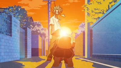 Characters Hero Academia Standing Sunlit World Wallpaper 4K 1920x1080 Hd, Pc, Desktop, Wallpaper, Featuring, Characters, From, My, Hero, Academia, Standing, Sunlit, Orange, Ultrawide, Full HD