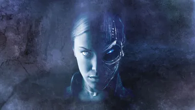 Serene Dramatic Wallpaper Black/Dark Wallpaper 4K 1920x1080 A, Dramatic, Hd, Wallpaper, From, Terminator, 3:, Rise, Machines, Featuring, Striking, Half-human, White, Brown, Ultrawide, Full HD