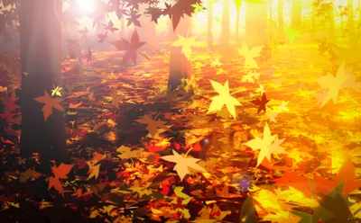 Vibrant Anime Autumn Nature Nature Wallpaper 4K 4748x2951 A, Vibrant, 4K, Ultra, Hd, Anime, Scene, Of, Autumn, Nature, Featuring, Golden, White, Yellow, Ultrawide