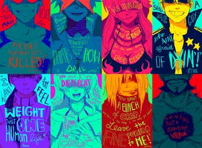 Colorful Stylized Characters Anime Tengen Abstract Wallpaper 4K 1908x1400 Hd, Desktop, Wallpaper, Featuring, Colorful, Stylized, Characters, From, Anime, Tengen, Toppa, Gurren, Purple, Yellow, Red, Landscape