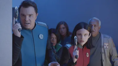 Characters Orville Suspenseful Moment Abstract Wallpaper 4K 2844x1600 Hd, Desktop, Wallpaper, Featuring, Characters, From, The, Orville, Suspenseful, Moment, Suited, Fans, Brown, Ultrawide, QHD