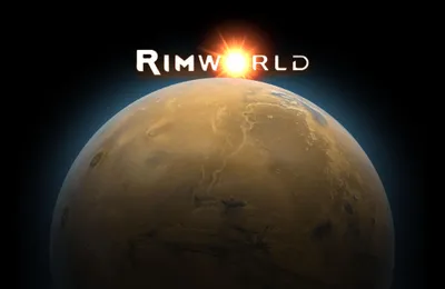 Rimworld Game Title Space Wallpaper 4K 2000x1300 Hd, Desktop, Wallpaper, Of, Rimworld, Game, Featuring, The, Title, Above, Sunlit, Planet, Gray, Brown, White, Ultrawide, Full HD