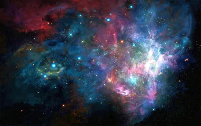 Vibrant Nebula Galaxy Space Wallpaper 4K 2560x1600 Hd, Desktop, Wallpaper, Of, A, Vibrant, Nebula, And, Galaxy, Vivid, Colors, Shining, White, Brown, Ultrawide, QHD