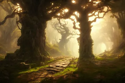 Dreamy Gnarly Wallpaper Nature Wallpaper 4K 2304x1536 Gnarly, Forest, White, Landscape, Full HD