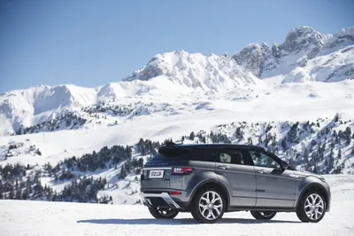 Moody Silver Wallpaper Nature Wallpaper 4K 4096x2731 A, Silver, Land, Rover, Range, Evoque, Suv, Parked, Snow, Backdrop, Snow-covered, Mountains, White, Landscape, 4K
