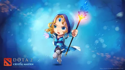 Vivid Crystal Wallpaper Games Wallpaper 4K 1920x1080 Crystal, Maiden, (dota, 2), Video, Game, Desktop, White, Pink, Ultrawide, Full HD