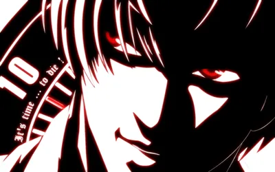 Light Yagami Death Note Intense Black/Dark Wallpaper 4K 1920x1200 Hd, Desktop, Wallpaper, Featuring, Light, Yagami, From, Death, Note, Showcasing, Intense, Red, Black, White, Ultrawide, Full HD