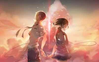 Taki Tachibana Mitsuha Nature Wallpaper 4K 1920x1200 Hd, Desktop, Wallpaper, Featuring, Taki, Tachibana, And, Mitsuha, Miyamizu, Anime, Your, Name, White, Ultrawide, Full HD