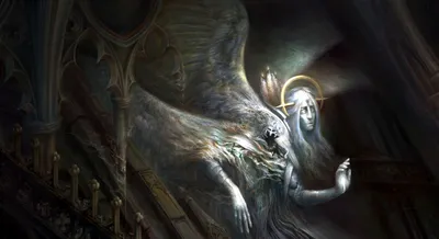 Radiant Dark Wallpaper Black/Dark Wallpaper 4K 1984x1080 Dark, Angel, Hd, Desktop, Wallpaper, Background:, Image, Gray, White, Ultrawide, Full HD