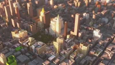 Flatiron District Rendered My200378 Abstract Wallpaper 4K 3840x2160 Flatiron, District, Rendered, By, My200378, White, Brown, Ultrawide, 4K