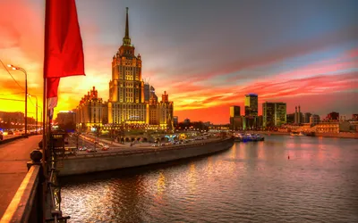 Moscow Russia Sunset Nature Wallpaper 4K 1920x1200 Moscow, Russia, At, Sunset, Gray, Ultrawide, Full HD