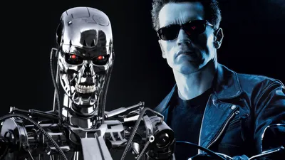 Dark Movie Wallpaper Technology Wallpaper 4K 1920x1080 Hd, Wallpaper, Featuring, A, Scene, From, The, Movie, Terminator, Metallic, Robot, Man, Gray, White, Ultrawide, Full HD