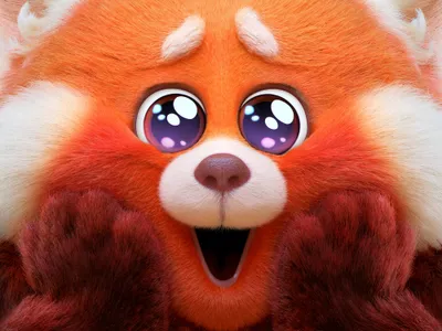 Moody Close Wallpaper Abstract Wallpaper 4K 2000x1500 Hd, Desktop, Wallpaper, Featuring, The, Close-up, Of, Red, Panda, Movie, Turning, Expressive, Orange, Landscape, Full HD