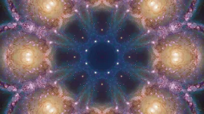 Vivid Space Mandala Space Wallpaper 4K 1920x1080 Vivid, Space, Mandala, Gray, Ultrawide, Full HD