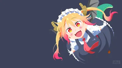 Minimalist Tohru Miss Kobayashi Minimal Wallpaper 4K 3840x2160 Minimalist, Hd, Desktop, Wallpaper, Featuring, Tohru, From, Miss, Kobayashi, 039, Dragon, Maid, Brown, White, Ultrawide, 4K
