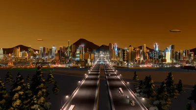 Sleek Skyscraper Wallpaper World Wallpaper 4K 1920x1080 Road, Skyscraper, City, Video, Game, Cities:, Skylines, Hd, Desktop, Brown, Ultrawide, Full HD
