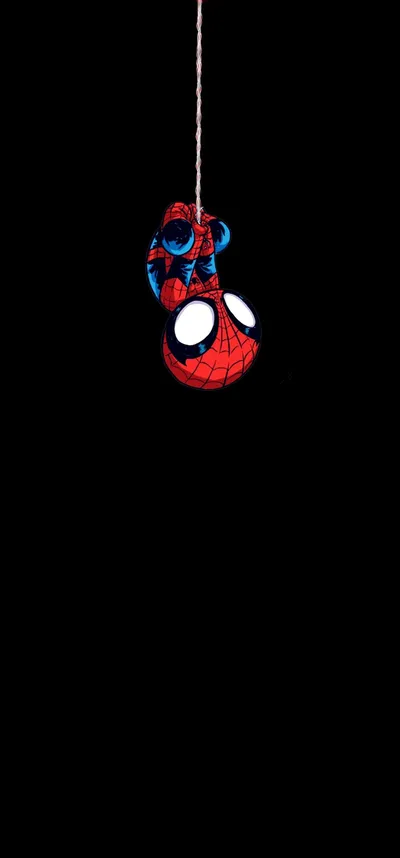 Spiderman Logo Iphone Abstract Wallpaper 4K 1440x3088 White, Red