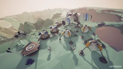Astroneer Game Extraterrestrial Base Games Wallpaper 4K 1920x1080 Hd, Desktop, Wallpaper, Of, Astroneer, Game, Showcasing, An, Extraterrestrial, Base, Equipment, Astronauts, White, Ultrawide, Full HD