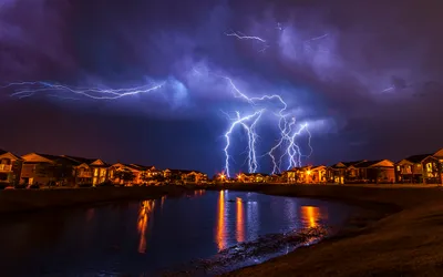 Stormy Night Sky Multiple Lightning Black/Dark Wallpaper 4K 1920x1200 Hd, Desktop, Wallpaper, Showing, A, Stormy, Night, Sky, Multiple, Lightning, Strikes, Over, Brown, Ultrawide, Full HD