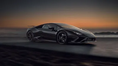 Vibrant Black Wallpaper Cars Wallpaper 4K 3840x2160 4K, Ultra, Hd, Desktop, Wallpaper, Of, A, Black, Lamborghini, Huracan, Evo, Supercar, Gray, Purple, Orange, Ultrawide