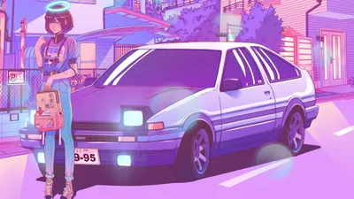Synthwave Retro Car Neon Street World Wallpaper 4K 5120x2880 5k, Ultra, Hd, Pc, Desktop, Wallpaper, Synthwave, Scene, Retro, Car, Parked, Neon, White, Ultrawide, 4K