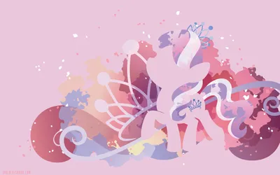 Minimalist Diamond Tiara Little Pony Wallpaper 4K, Minimal category