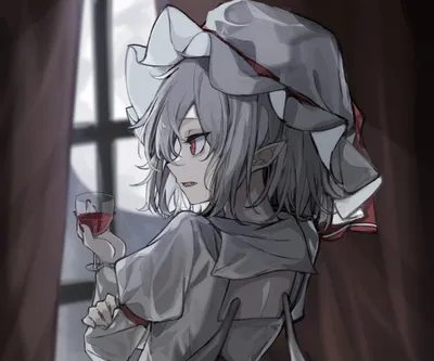 Misty Remilia Wallpaper Abstract Wallpaper 4K 2304x1920 Remilia, Scarlet, Anime, Touhou, Hd, Desktop, Wallpaper, Gray, White, Square, Full HD