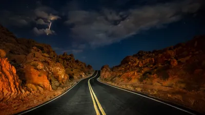 Vivid Canyon Wallpaper Abstract Wallpaper 4K 1920x1080 Road, Through, The, Canyon, Brown, Ultrawide, Full HD