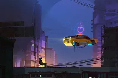 Moody Cyberpunk Wallpaper World Wallpaper 4K 1920x1280 Hd, Pc, Desktop, Wallpaper, Of, A, Cyberpunk, Sci-fi, Sci, City, Neon-lit, Flying, Brown, Landscape, Full HD