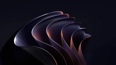 Dark Waves Windows Theme Black/Dark Wallpaper 4K 3840x2160 Brown