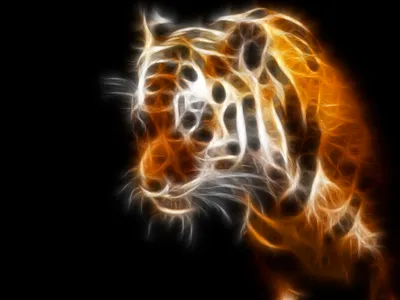Vivid Definition Wallpaper Animals Wallpaper 4K 1600x1200 High-definition, Desktop, Wallpaper:, Featuring, A, Striking, Image, Of, Tiger, Black, Rendered, Artistic, White, Gray, Landscape