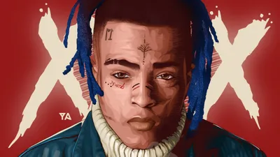 Stylized Digital Portrait Xxxtentacion Red Technology Wallpaper 4K 2031x1143 Hd, Pc, Desktop, Wallpaper, Featuring, A, Stylized, Digital, Portrait, Xxxtentacion, Against, Red, Pink, White, Gray, Ultrawide, Full HD