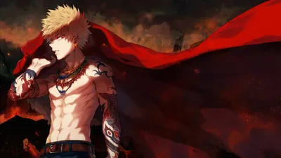 Dark Anime Wallpaper Abstract Wallpaper 4K 3840x2160 Hd, Desktop, Wallpaper, Featuring, The, Anime, Character, Katsuki, Bakugou, Hero, Academia, Showcasing, Red, White, Ultrawide, 4K