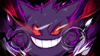 Gengar Pok Mon Anime Series Abstract Wallpaper 4K 1920x1080 Hd, Desktop, Wallpaper, Featuring, Gengar, A, (pokémon), From, Pok, Mon, Anime, Series, Brown, Black, Ultrawide, Full HD