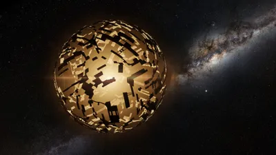 Dreamy Conceptual Wallpaper Space Wallpaper 4K 2309x1299 Hd, Desktop, Wallpaper, Featuring, A, Conceptual, Dyson, Sphere, Space, Galaxy, Gray, Orange, Brown, Ultrawide, Full HD