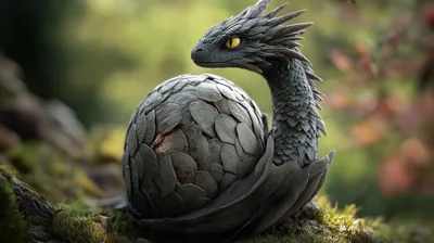 Fantasy Dragon Scales Perched Beside Fantasy Wallpaper 4K 2912x1632 A, Striking, Fantasy, Scene, Features, Dragon, With, Intricate, Scales, Perched, Beside, Beautifully, Gray, Ultrawide, QHD