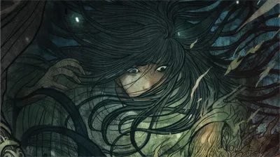 Radiant Comic Wallpaper Abstract Wallpaper 4K 1989x1119 Comic, Monstress, Hd, Desktop, Wallpaper:, Background, Image, Black, Ultrawide, Full HD