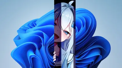 Anime Abstract Abstract Wallpaper 4K 3840x2160 Gray