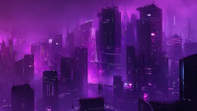 Cyberpunk Cityscape Bathed World Wallpaper 4K 3840x2160 A, 4K, Ultra, Hd, Cyberpunk, Cityscape, Bathed, In, Vibrant, Purple, Hues, Featuring, Brown, Ultrawide