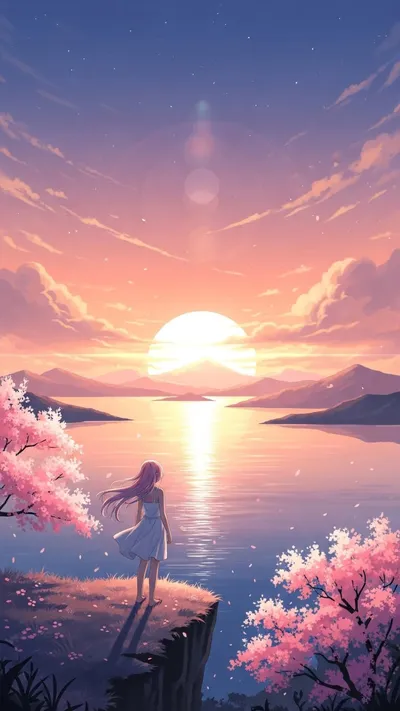 Best Anime Ios Android Technology Wallpaper 4K 1688x3000 White, Pink, Gray